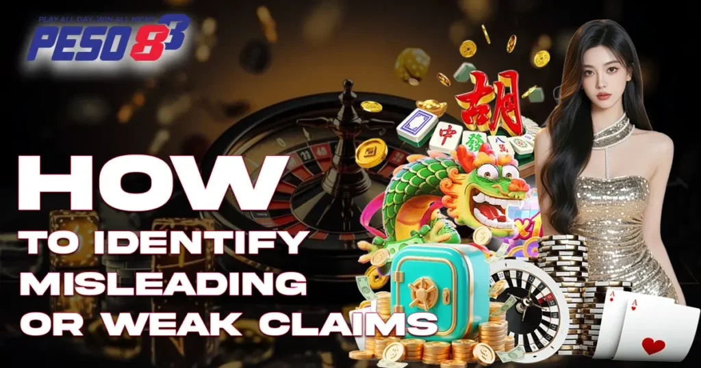 How to Identify Misleading or Weak Claims